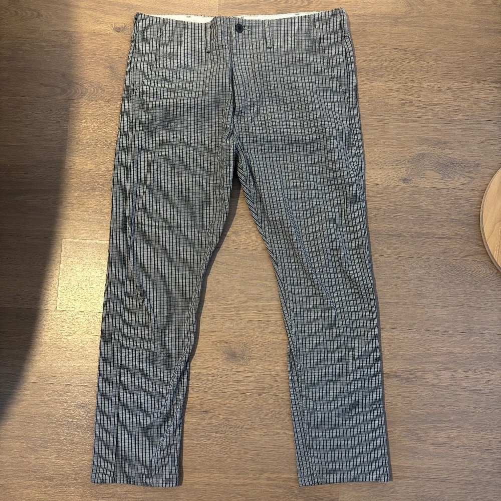 Levi Strauss & Co. Plaid Pants | 34x30 | Grey, Beige, Brown